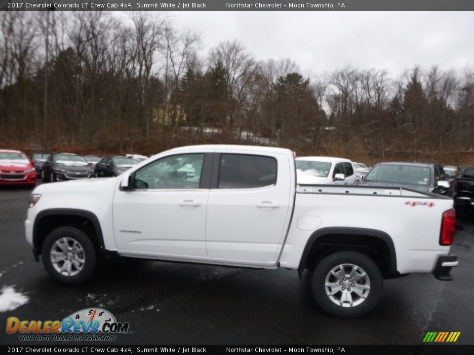 2017 Chevrolet Colorado LT Crew Cab 4x4 Summit White / Jet Black Photo #9