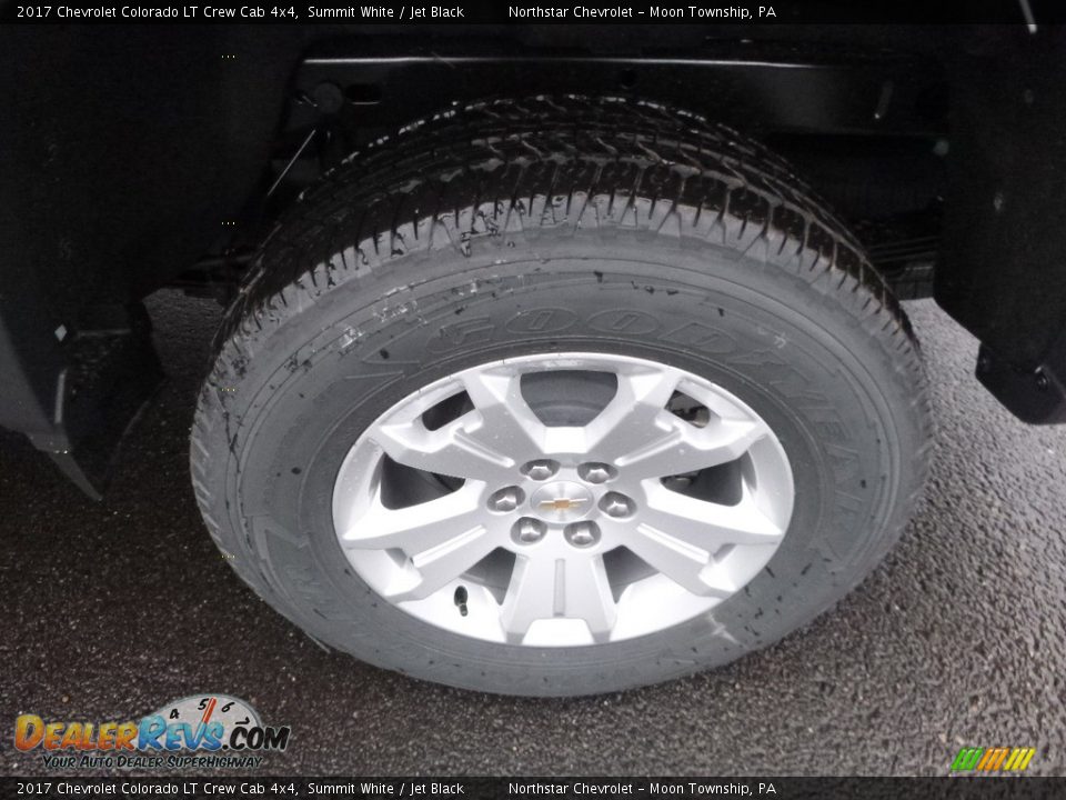 2017 Chevrolet Colorado LT Crew Cab 4x4 Summit White / Jet Black Photo #10