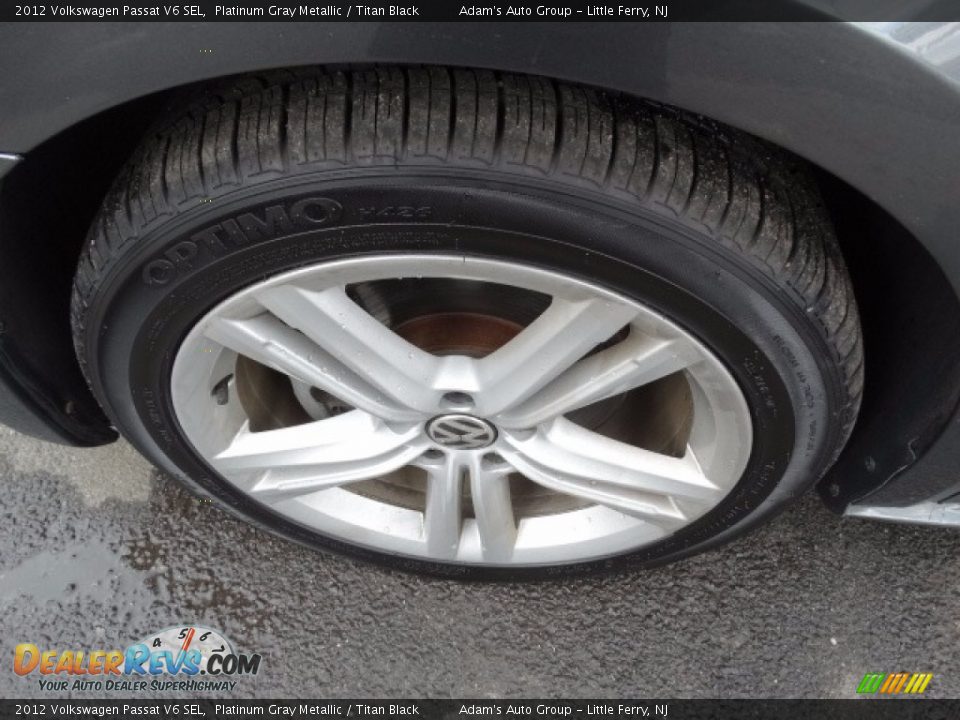 2012 Volkswagen Passat V6 SEL Platinum Gray Metallic / Titan Black Photo #21