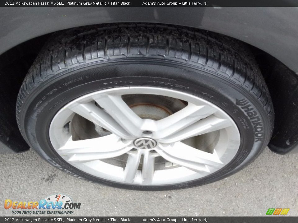 2012 Volkswagen Passat V6 SEL Platinum Gray Metallic / Titan Black Photo #22