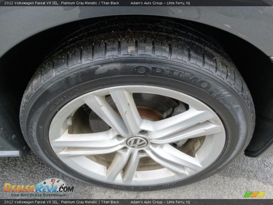 2012 Volkswagen Passat V6 SEL Platinum Gray Metallic / Titan Black Photo #24