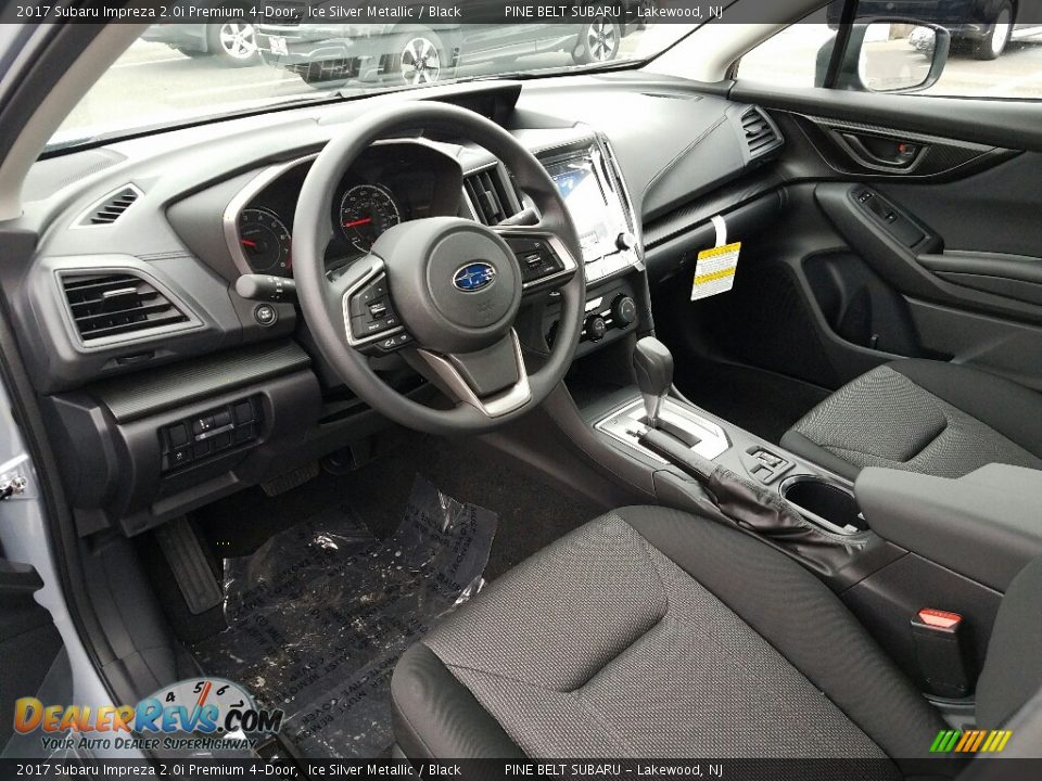 2017 Subaru Impreza 2.0i Premium 4-Door Ice Silver Metallic / Black Photo #7