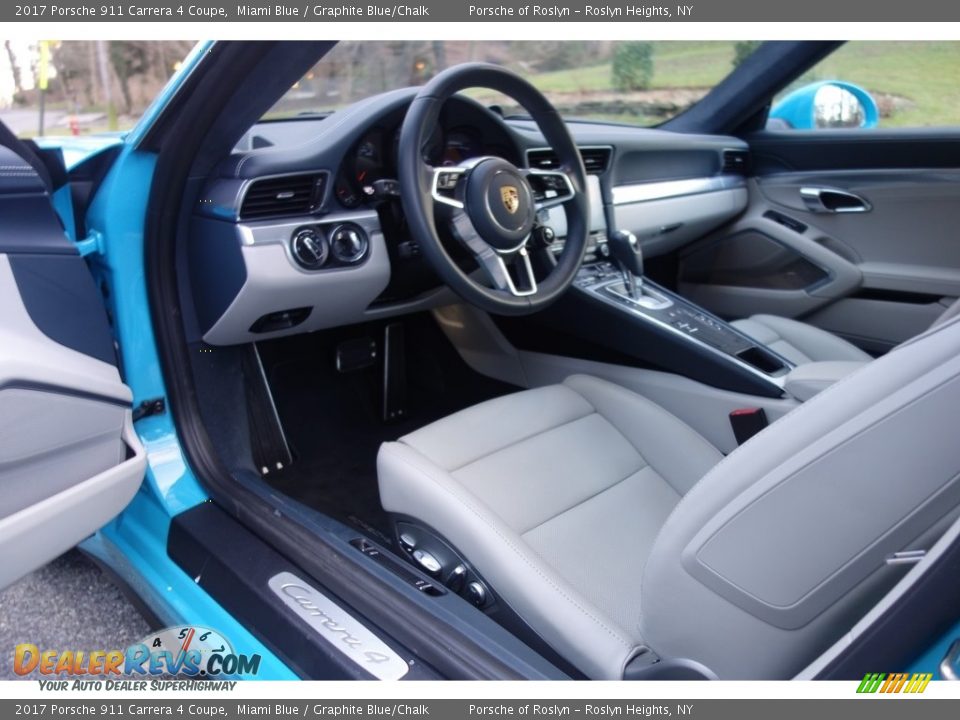 Front Seat of 2017 Porsche 911 Carrera 4 Coupe Photo #14
