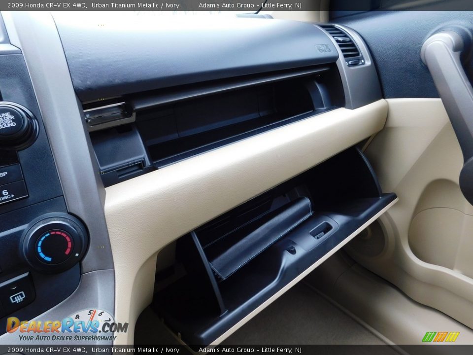2009 Honda CR-V EX 4WD Urban Titanium Metallic / Ivory Photo #20