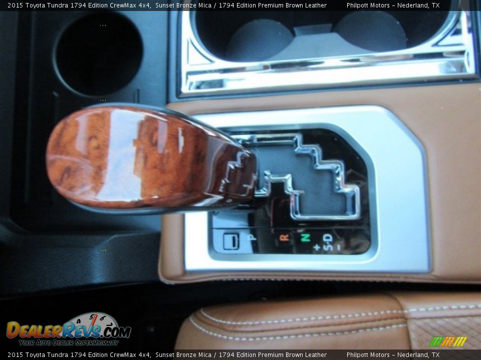 2015 Toyota Tundra 1794 Edition CrewMax 4x4 Sunset Bronze Mica / 1794 Edition Premium Brown Leather Photo #34