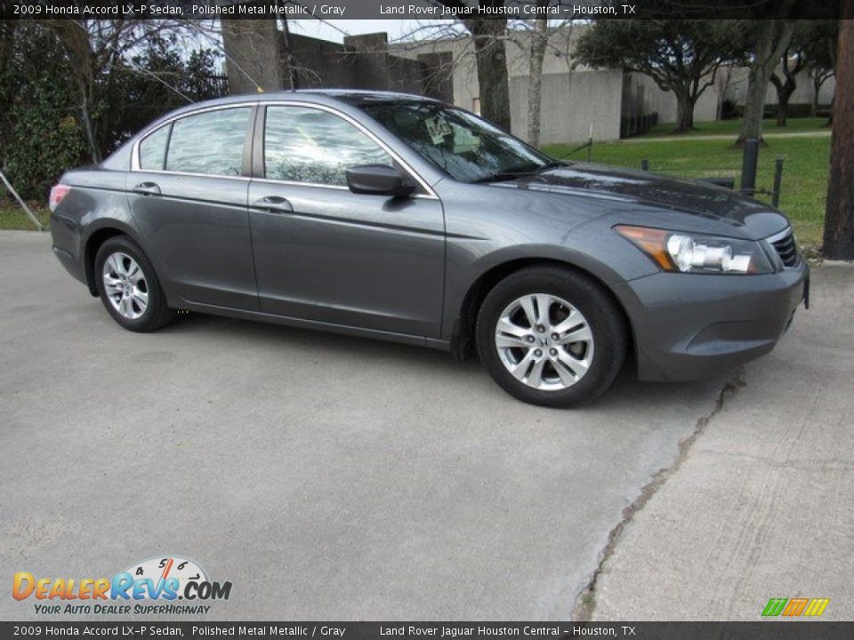 2009 Honda Accord LX-P Sedan Polished Metal Metallic / Gray Photo #1