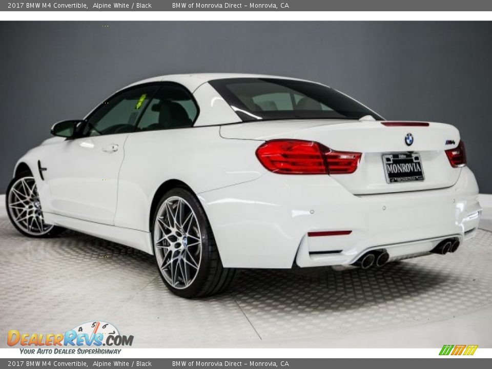 2017 BMW M4 Convertible Alpine White / Black Photo #3