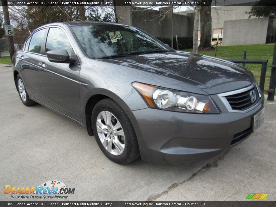 2009 Honda Accord LX-P Sedan Polished Metal Metallic / Gray Photo #2