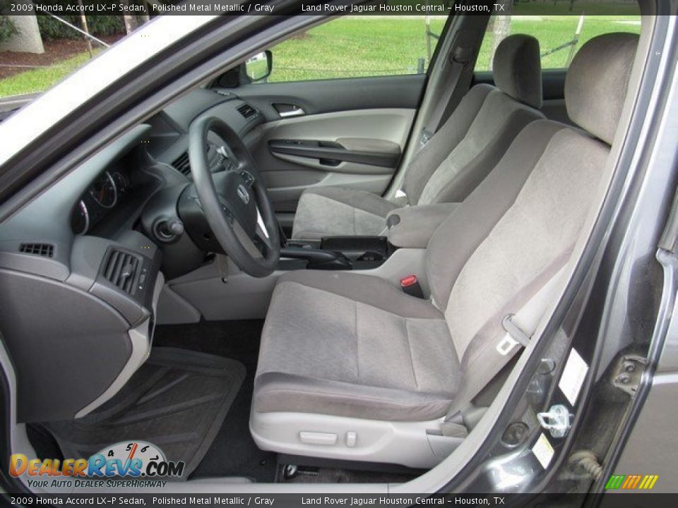 2009 Honda Accord LX-P Sedan Polished Metal Metallic / Gray Photo #3
