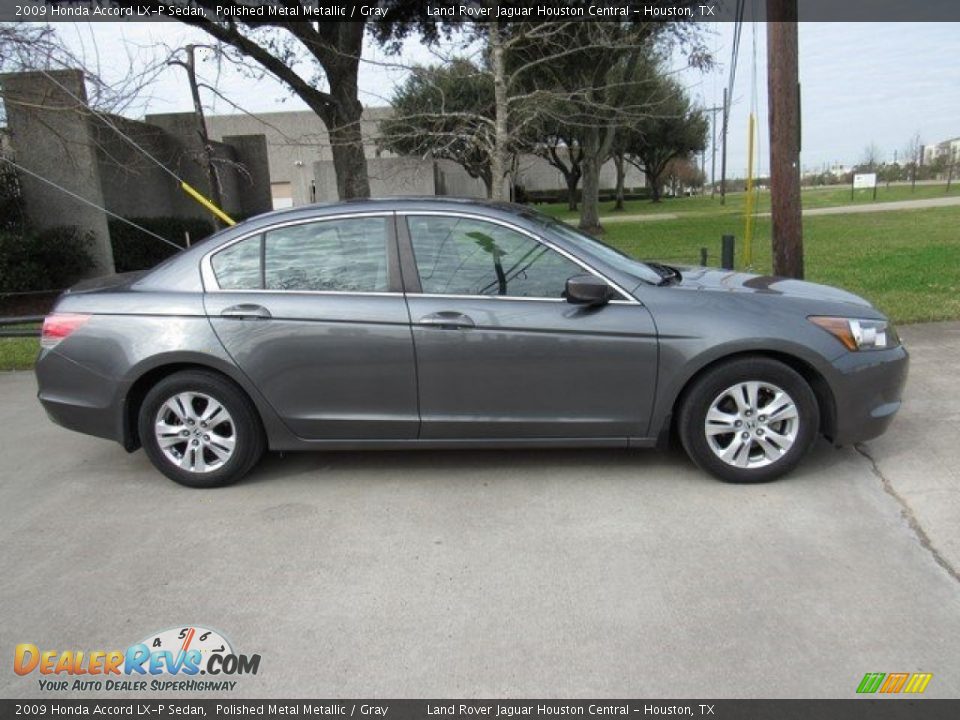 2009 Honda Accord LX-P Sedan Polished Metal Metallic / Gray Photo #6