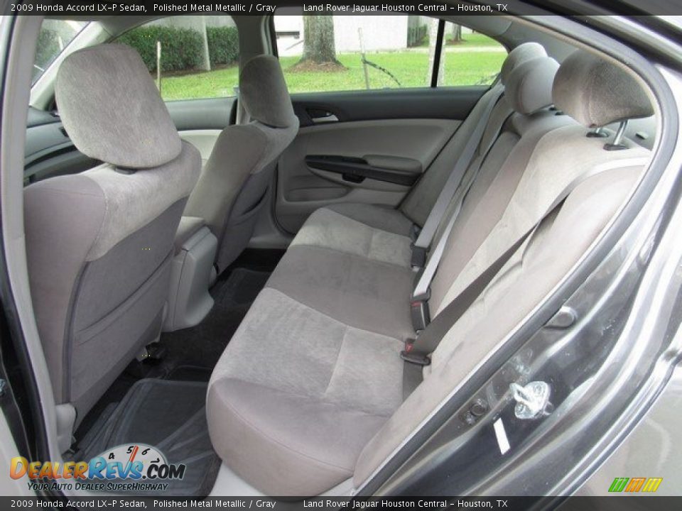 2009 Honda Accord LX-P Sedan Polished Metal Metallic / Gray Photo #11