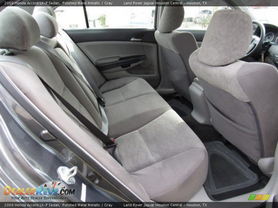 2009 Honda Accord LX-P Sedan Polished Metal Metallic / Gray Photo #13