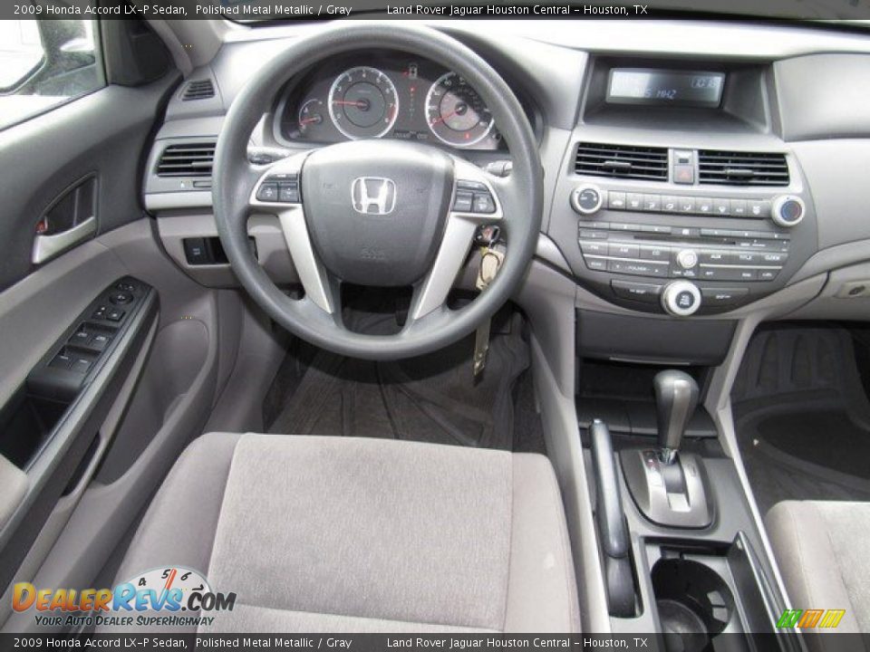 2009 Honda Accord LX-P Sedan Polished Metal Metallic / Gray Photo #14