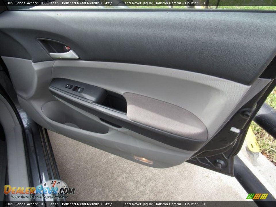 2009 Honda Accord LX-P Sedan Polished Metal Metallic / Gray Photo #15