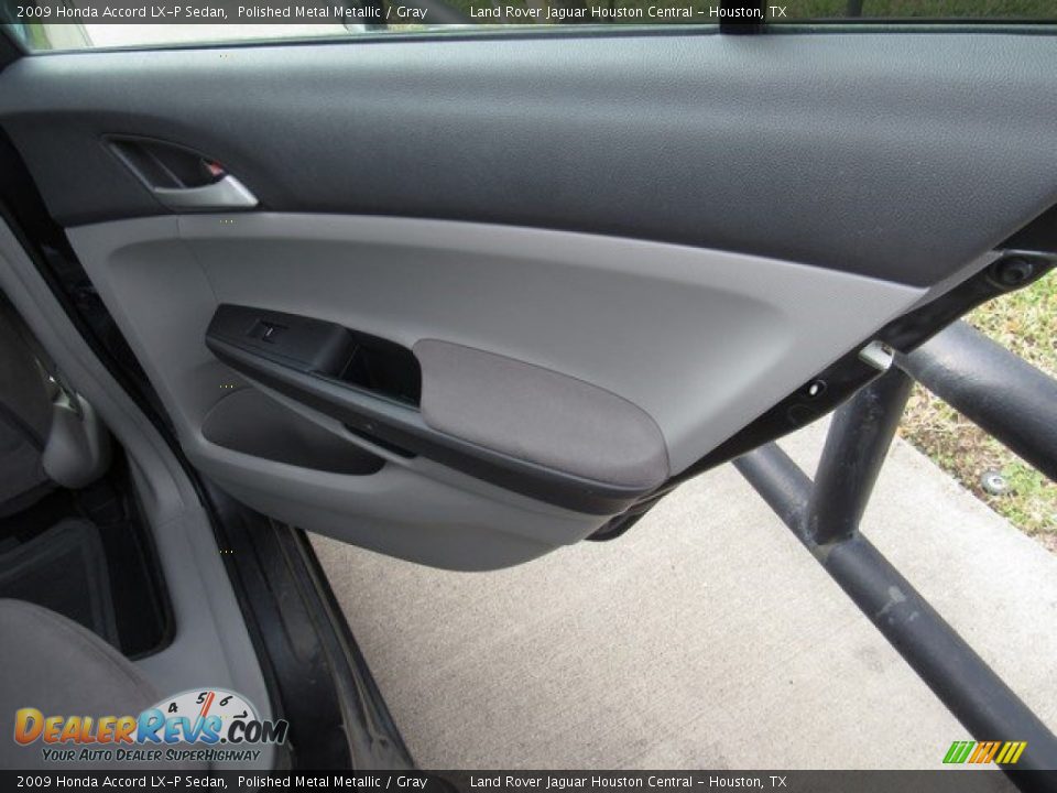 2009 Honda Accord LX-P Sedan Polished Metal Metallic / Gray Photo #16