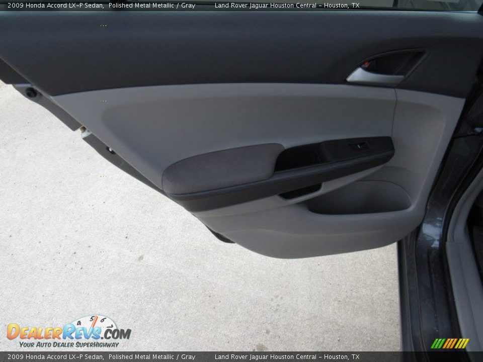 2009 Honda Accord LX-P Sedan Polished Metal Metallic / Gray Photo #17