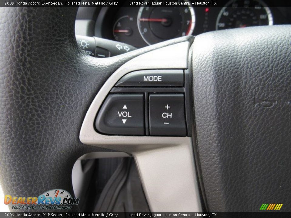 2009 Honda Accord LX-P Sedan Polished Metal Metallic / Gray Photo #21