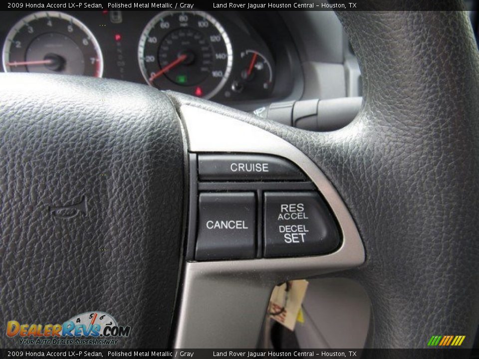 2009 Honda Accord LX-P Sedan Polished Metal Metallic / Gray Photo #22