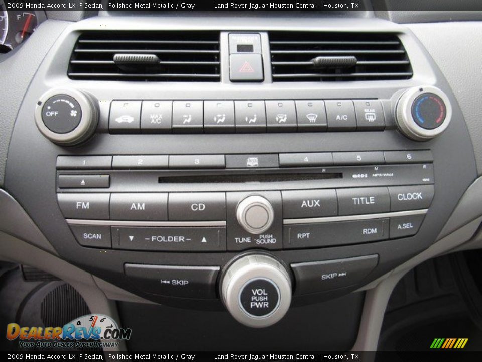 2009 Honda Accord LX-P Sedan Polished Metal Metallic / Gray Photo #25