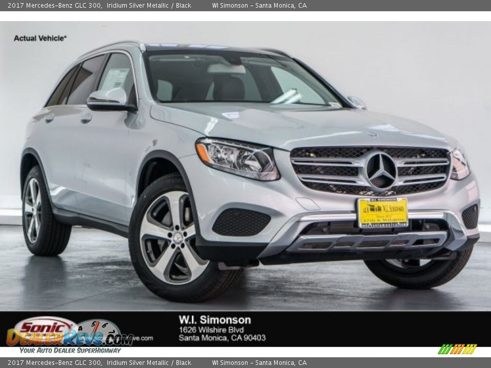 2017 Mercedes-Benz GLC 300 Iridium Silver Metallic / Black Photo #1