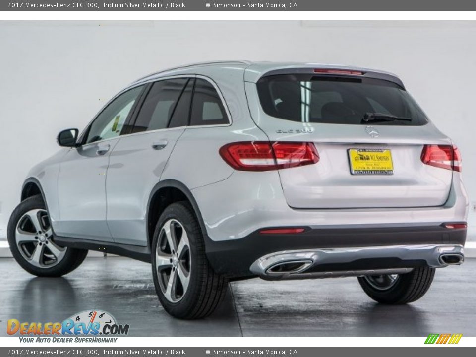 2017 Mercedes-Benz GLC 300 Iridium Silver Metallic / Black Photo #3