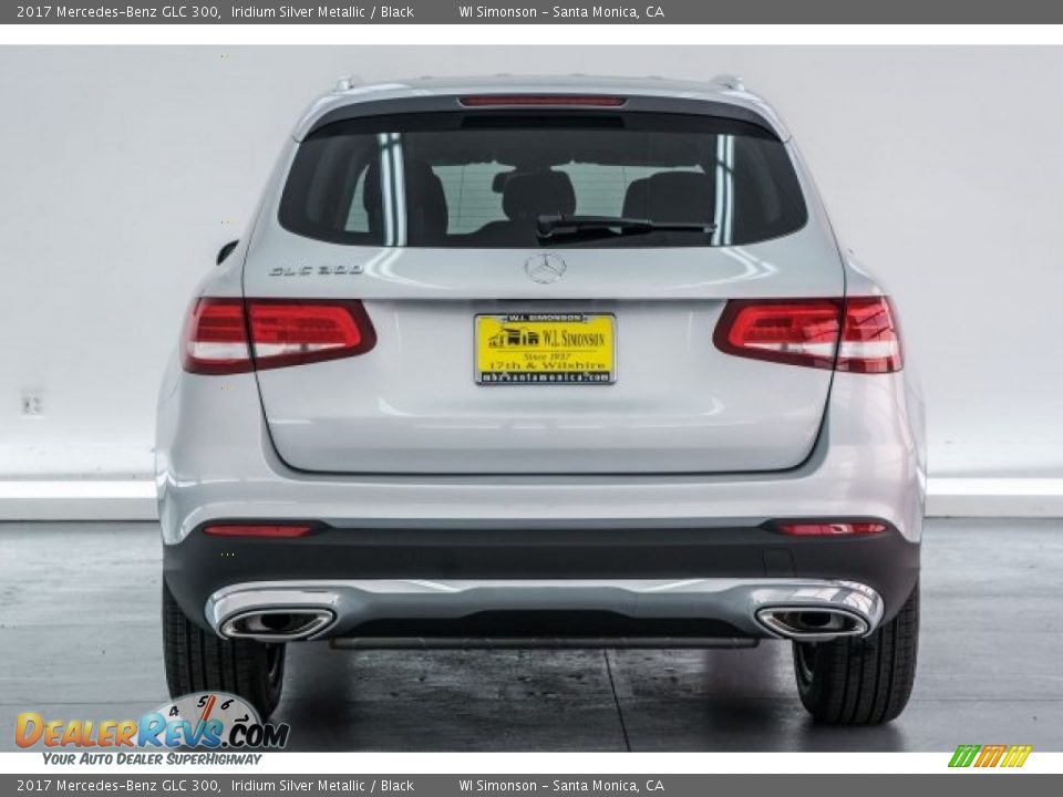 2017 Mercedes-Benz GLC 300 Iridium Silver Metallic / Black Photo #4