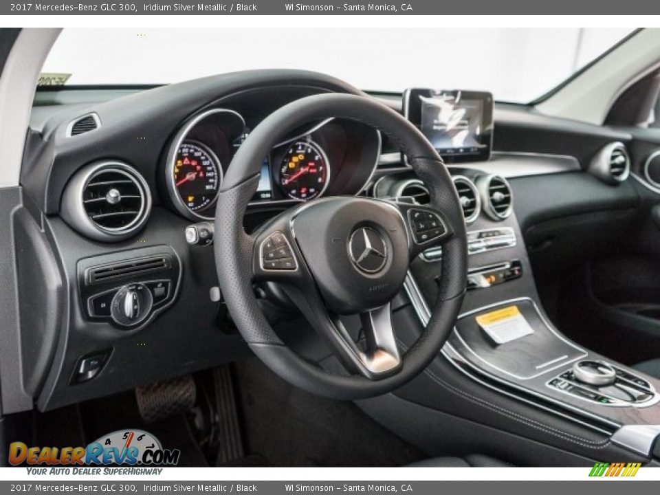 2017 Mercedes-Benz GLC 300 Iridium Silver Metallic / Black Photo #5