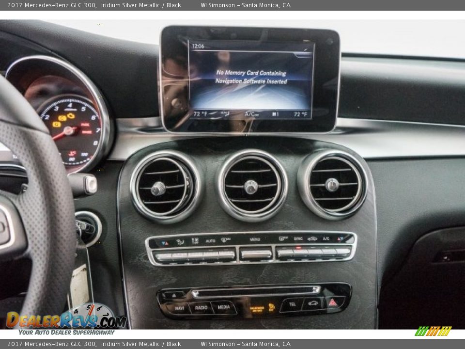 2017 Mercedes-Benz GLC 300 Iridium Silver Metallic / Black Photo #8