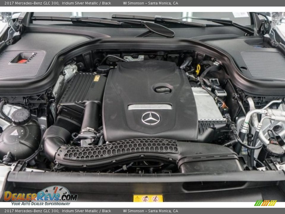 2017 Mercedes-Benz GLC 300 Iridium Silver Metallic / Black Photo #9