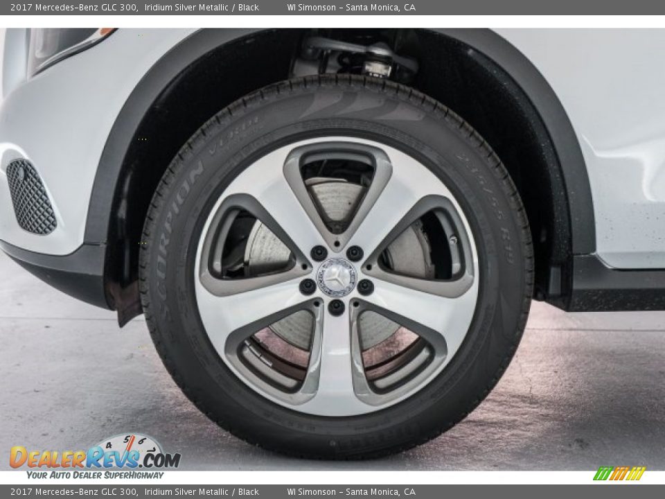 2017 Mercedes-Benz GLC 300 Iridium Silver Metallic / Black Photo #10