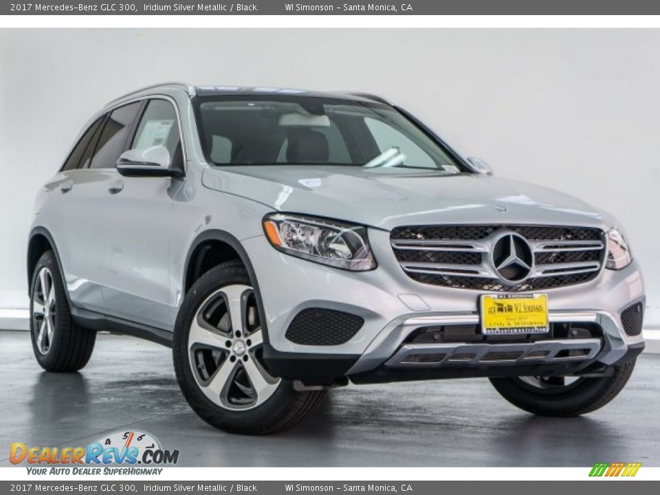 2017 Mercedes-Benz GLC 300 Iridium Silver Metallic / Black Photo #12