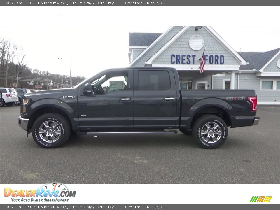 2017 Ford F150 XLT SuperCrew 4x4 Lithium Gray / Earth Gray Photo #4
