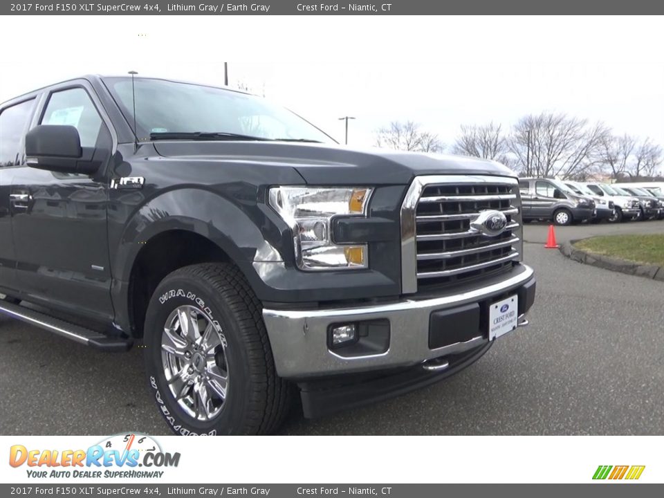 2017 Ford F150 XLT SuperCrew 4x4 Lithium Gray / Earth Gray Photo #27