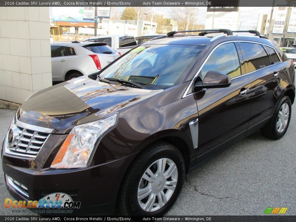 2016 Cadillac SRX Luxury AWD Cocoa Bronze Metallic / Ebony/Ebony Photo #2