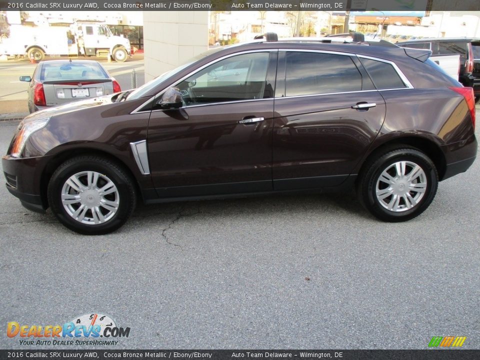 2016 Cadillac SRX Luxury AWD Cocoa Bronze Metallic / Ebony/Ebony Photo #3
