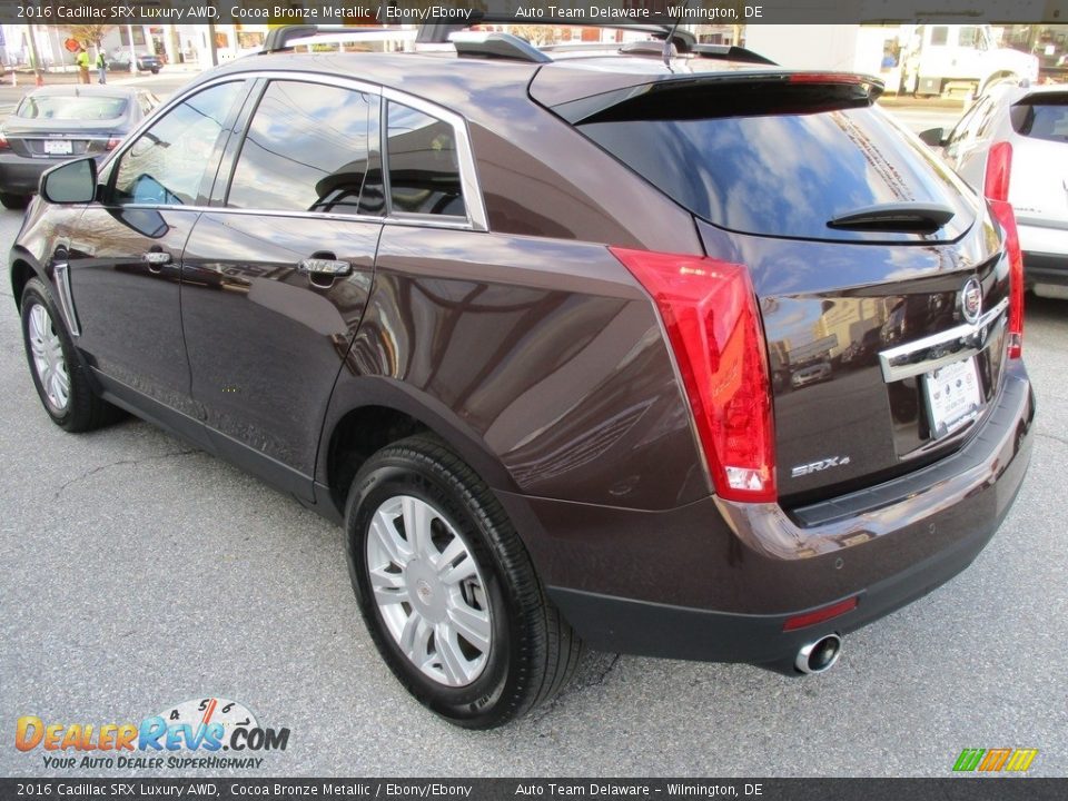 2016 Cadillac SRX Luxury AWD Cocoa Bronze Metallic / Ebony/Ebony Photo #4