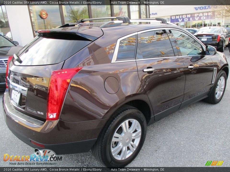2016 Cadillac SRX Luxury AWD Cocoa Bronze Metallic / Ebony/Ebony Photo #6