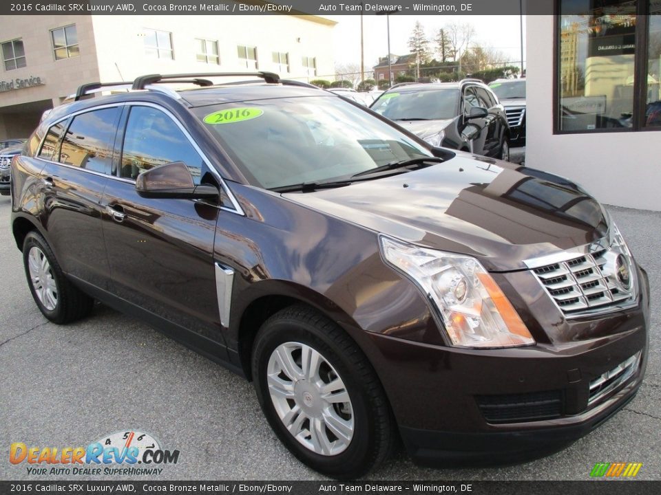 2016 Cadillac SRX Luxury AWD Cocoa Bronze Metallic / Ebony/Ebony Photo #8