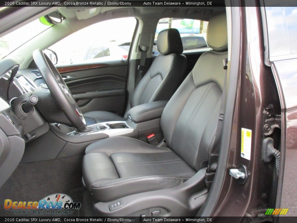 2016 Cadillac SRX Luxury AWD Cocoa Bronze Metallic / Ebony/Ebony Photo #11