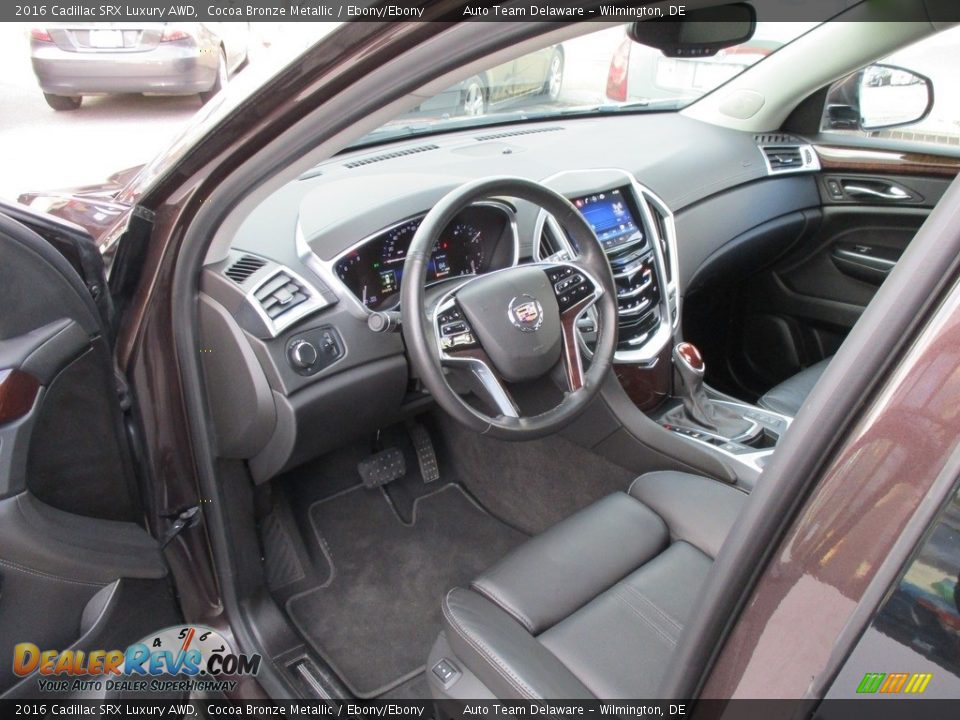 2016 Cadillac SRX Luxury AWD Cocoa Bronze Metallic / Ebony/Ebony Photo #12