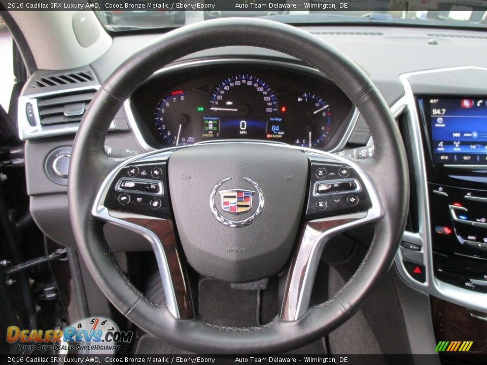 2016 Cadillac SRX Luxury AWD Cocoa Bronze Metallic / Ebony/Ebony Photo #13