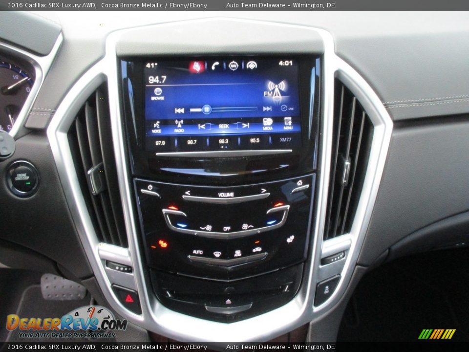 2016 Cadillac SRX Luxury AWD Cocoa Bronze Metallic / Ebony/Ebony Photo #16
