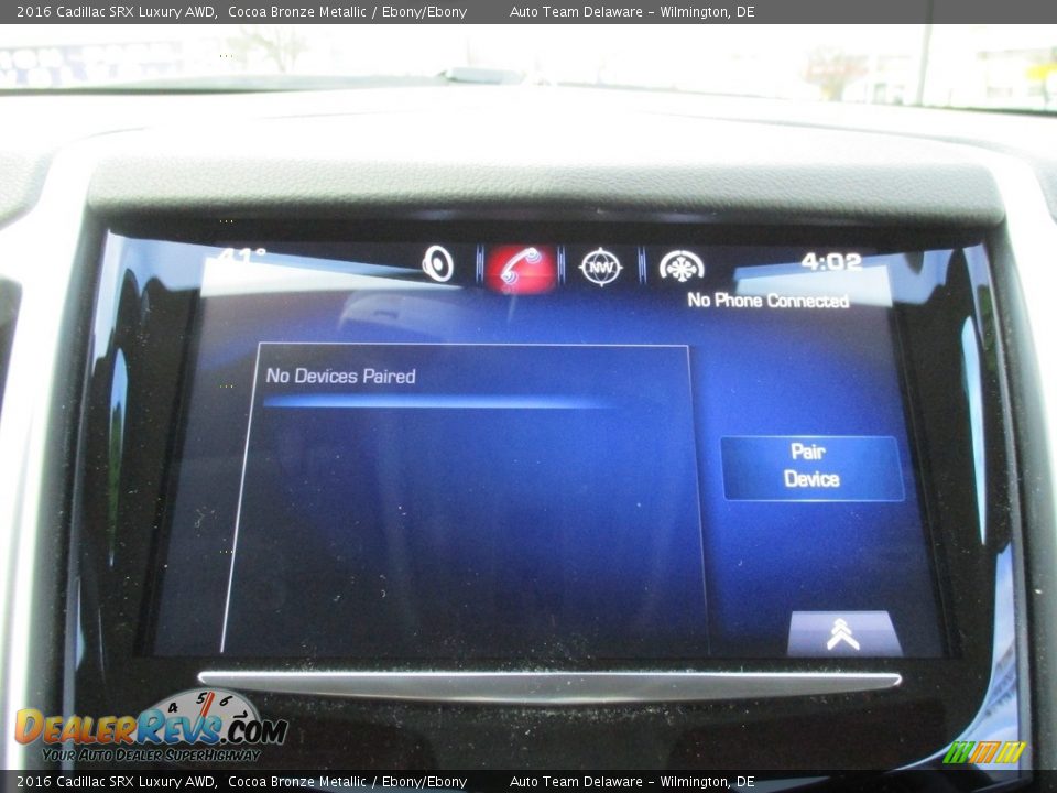 2016 Cadillac SRX Luxury AWD Cocoa Bronze Metallic / Ebony/Ebony Photo #18