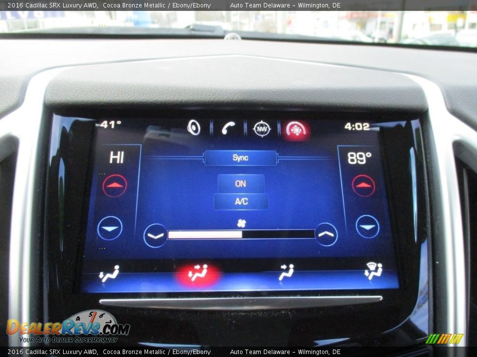 2016 Cadillac SRX Luxury AWD Cocoa Bronze Metallic / Ebony/Ebony Photo #20