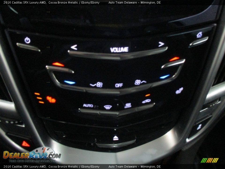2016 Cadillac SRX Luxury AWD Cocoa Bronze Metallic / Ebony/Ebony Photo #22