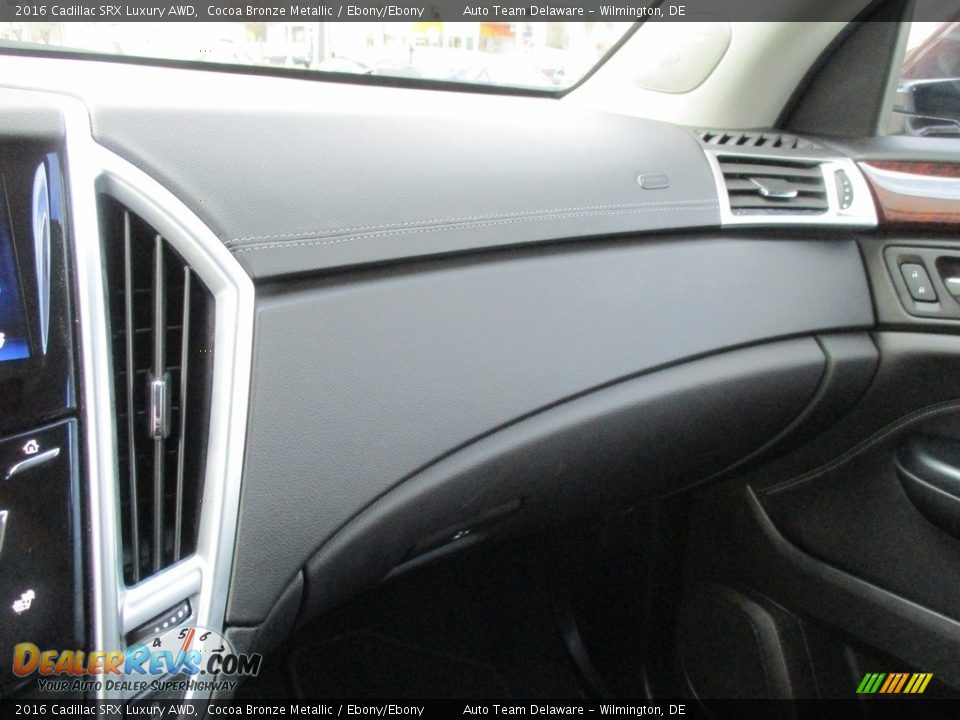 2016 Cadillac SRX Luxury AWD Cocoa Bronze Metallic / Ebony/Ebony Photo #24