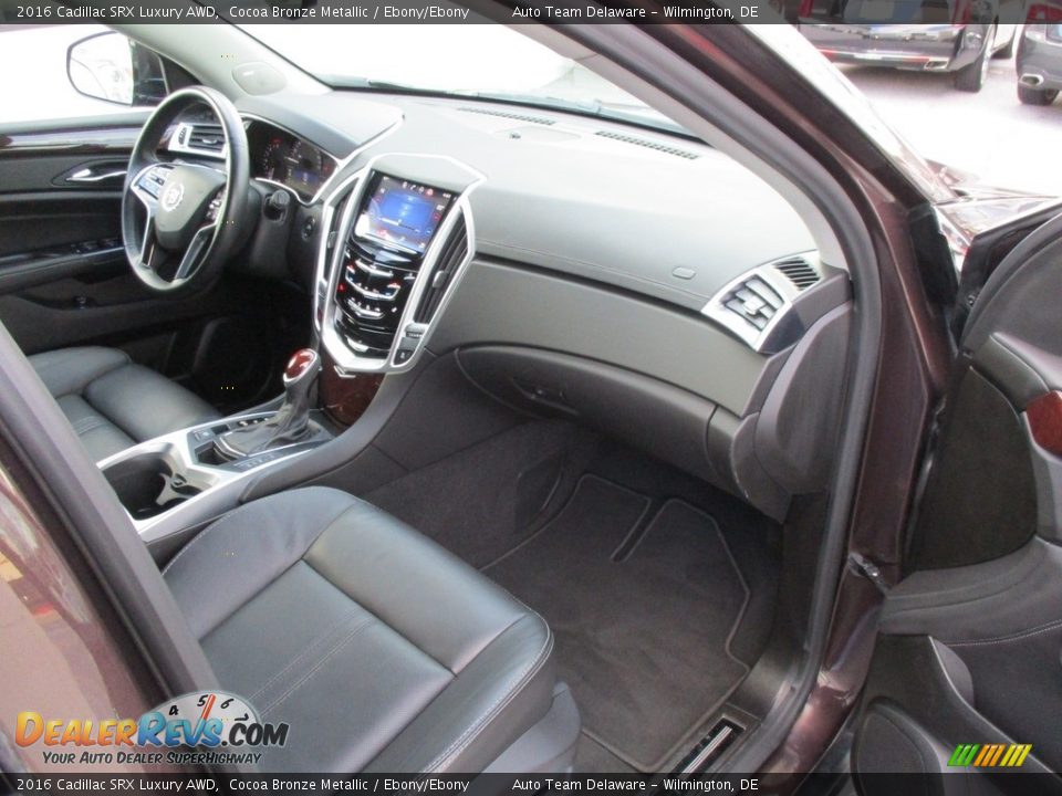 2016 Cadillac SRX Luxury AWD Cocoa Bronze Metallic / Ebony/Ebony Photo #26