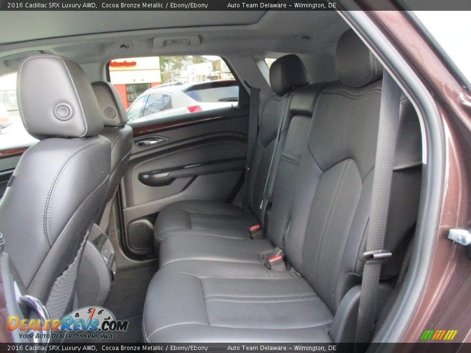 2016 Cadillac SRX Luxury AWD Cocoa Bronze Metallic / Ebony/Ebony Photo #28