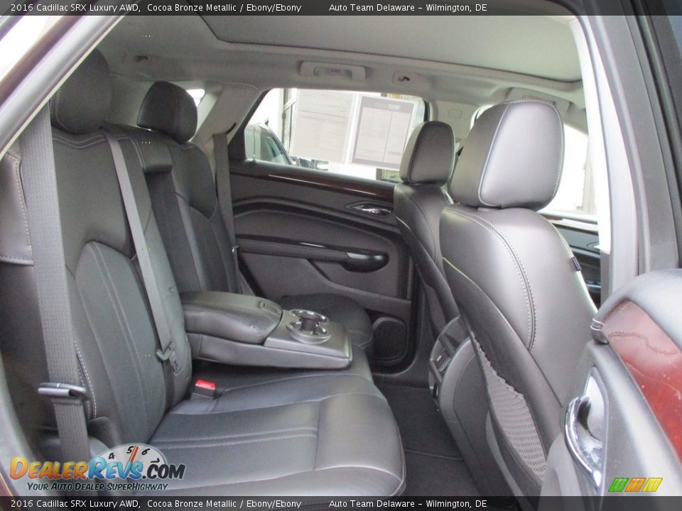 2016 Cadillac SRX Luxury AWD Cocoa Bronze Metallic / Ebony/Ebony Photo #29