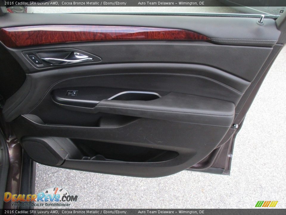 2016 Cadillac SRX Luxury AWD Cocoa Bronze Metallic / Ebony/Ebony Photo #36